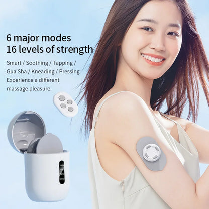 Remote Control Portable Charging Pocket Massage Sticker Pulse Cervical Spine Massager Back Waist Leg Mini Massager