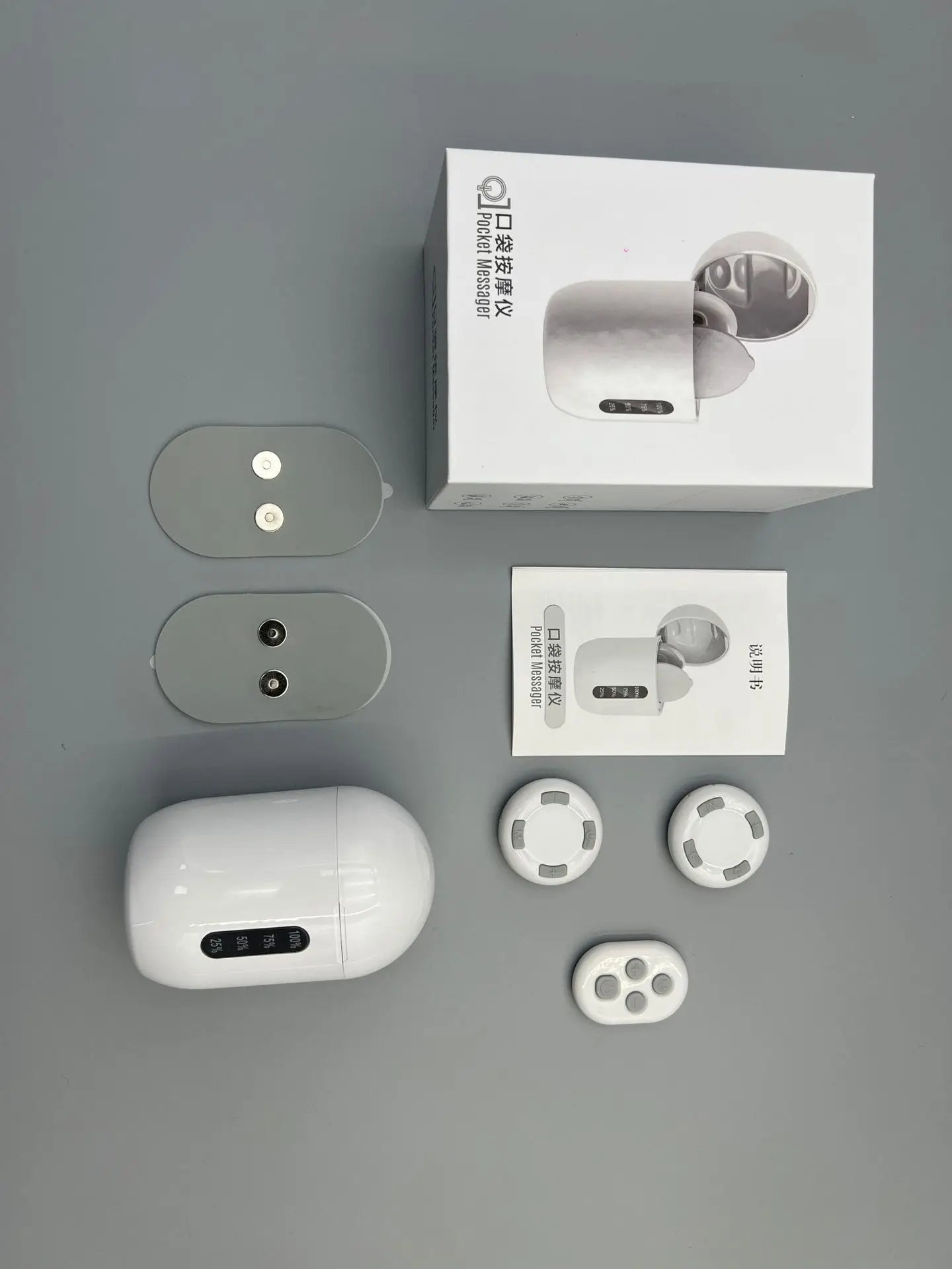 Remote Control Portable Charging Pocket Massage Sticker Pulse Cervical Spine Massager Back Waist Leg Mini Massager
